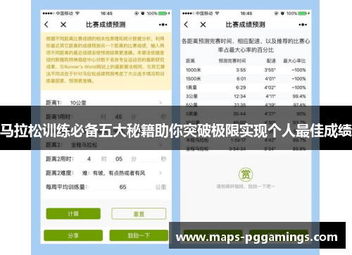 马拉松训练必备五大秘籍助你突破极限实现个人最佳成绩 马拉松训练必备五大秘籍助你突破极限实现个人最佳成绩